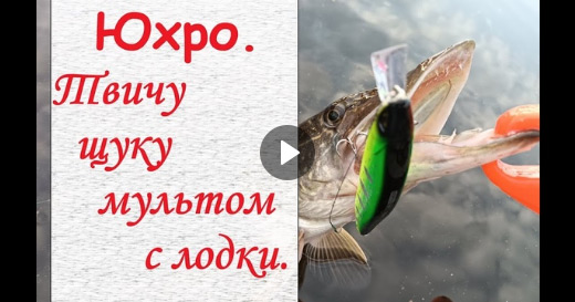 Рыбалка на озере с воблерами Vortex